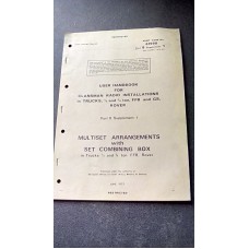 USER HAND BOOK CLANSMAN RADIO INSTALLATION FFR/GS ROVER